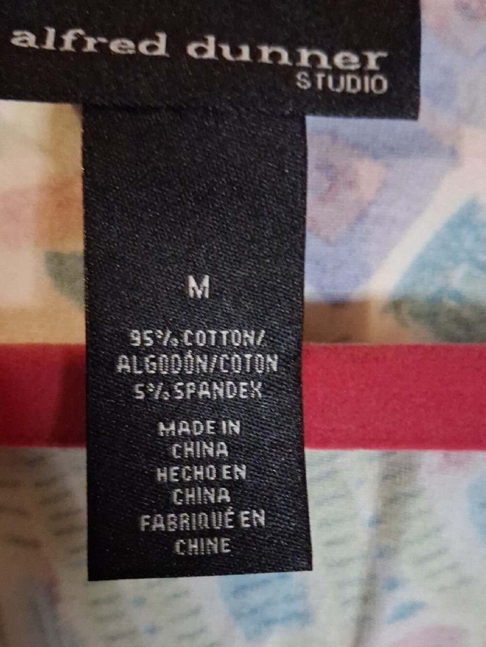 Alfred Dunner Multicolor Geometric Print Tank Top - Picture 3 of 11